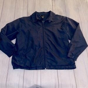 HABAND EXECUTIVE DECISION Men’s Vintage Navy Blue Rain Jacket 90s 80s Size XL